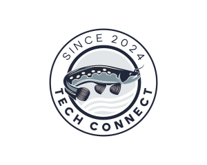 Fishery - Fishing Catfish Angler logo design