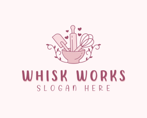 Whisk Confectionery Baking logo design