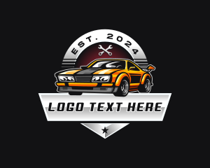 Race - Automobile Garage Sports Car logo design