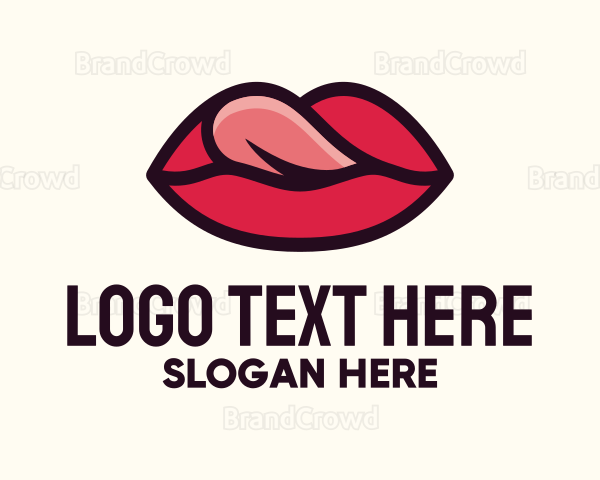 Tongue Lick Lip Cosmetics Logo