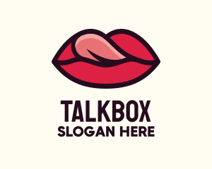 Mouth - Tongue Lick Lip Cosmetics logo design