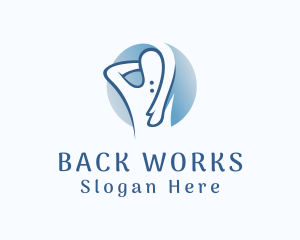 Back Relaxing Massage logo design