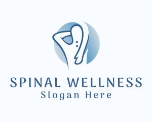 Spinal - Back Relaxing Massage logo design