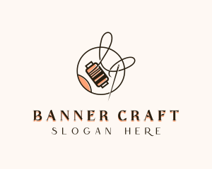 Thread Needle Tailoring logo design