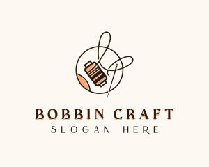 Bobbin - Thread Needle Tailoring logo design