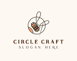 Thread Needle Tailoring logo design