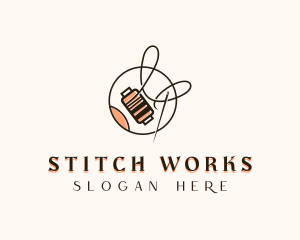 Alterations - Thread Needle Tailoring logo design