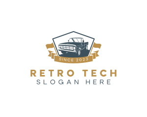 Retro Automotive Car logo design