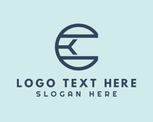 Lettermark - Currency Coin Letter E logo design