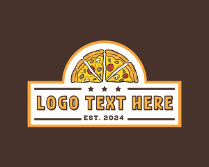 New Haven Style Pizza - Pizza Food Restaurant logo design