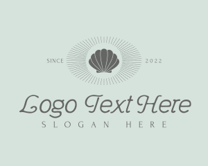 Clam Shell - Elegant Shell Resort logo design