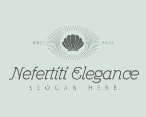 Elegant Shell Resort logo design