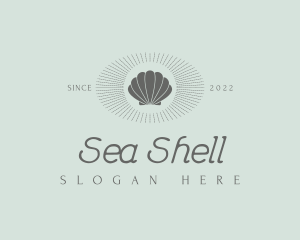 Elegant Shell Resort logo design