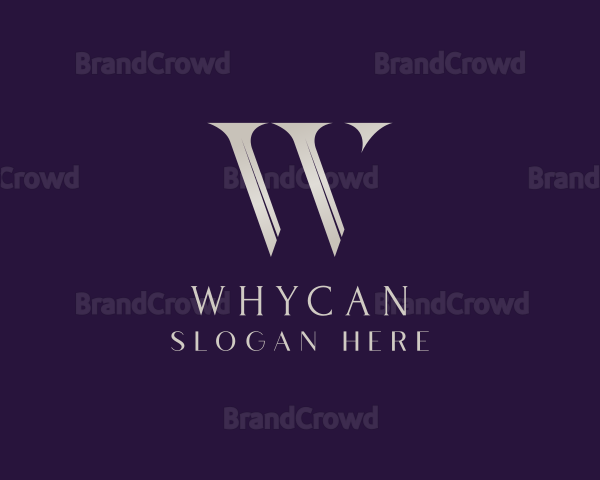 Premium Luxury Letter W Logo