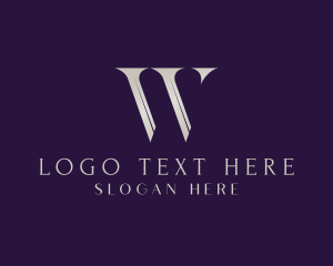 Professional Consultant - Premium Luxury Letter W logo design