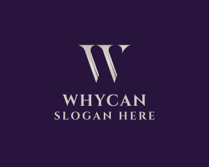 Premium Luxury Letter W logo design