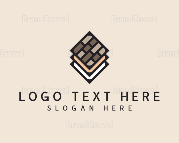 Construction Tile Flooring Logo