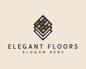 Construction Tile Flooring logo design