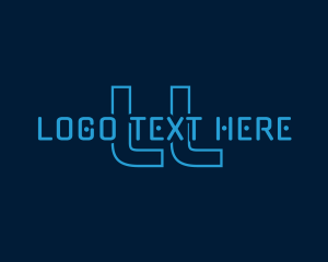 Information Technology - Cyber Computer Technology logo design