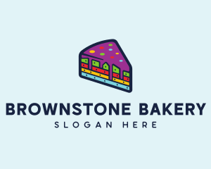 Rainbow Cake Bakery logo design