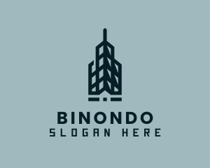 Skyscraper Tower Building Logo