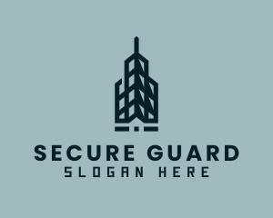 Skyscraper Tower Building Logo