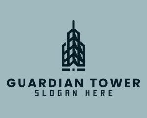 Skyscraper Tower Building logo design