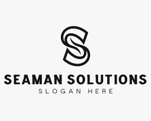 Professional Brand Swoosh Letter S logo design