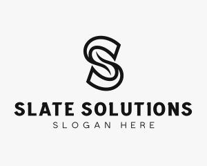 Professional Brand Swoosh Letter S logo design