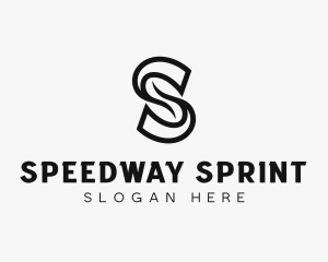 Professional Brand Swoosh Letter S logo design