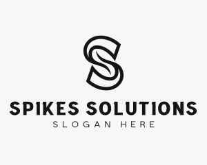 Professional Brand Swoosh Letter S logo design