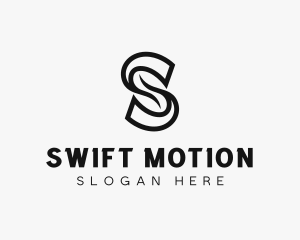 Professional Brand Swoosh Letter S logo design