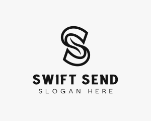 Professional Brand Swoosh Letter S logo design