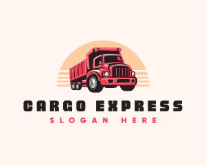 Carrier Truck Transportation logo design