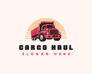 Carrier Truck Transportation logo design