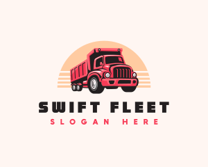 Carrier Truck Transportation logo design