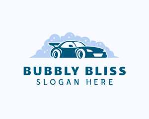 Bubbles Car Cleaning logo design