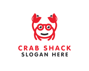 Tulip Claw Crab logo design