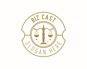 Justice Legal Law logo design