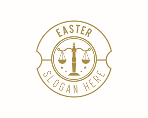 Justice Scale - Justice Legal Law logo design