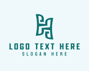 Business - Green Letter H logo design