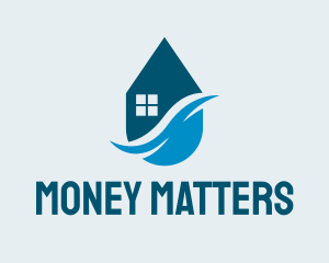 Water Supply - Beach House Property logo design