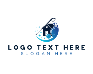 Disinfect - Pressure Washing Cleaning logo design