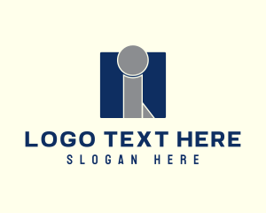 Investor - Modern Architecture Company Letter I logo design