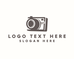 Vlogger - Camera Photography Studio logo design