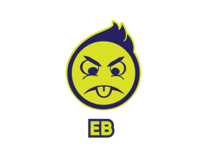 Baby - Tongue Out Emoji logo design