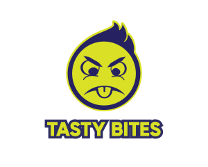 Childish - Tongue Out Emoji logo design