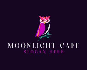 Night - Nature Night Owl logo design