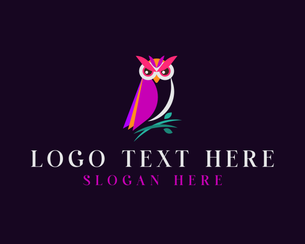 Avian - Nature Night Owl logo design