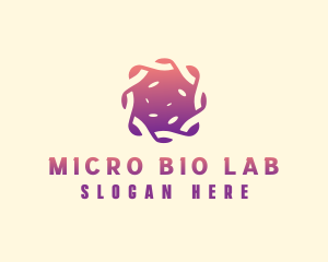 Microbiologist - Microbiology Virus Contagion logo design